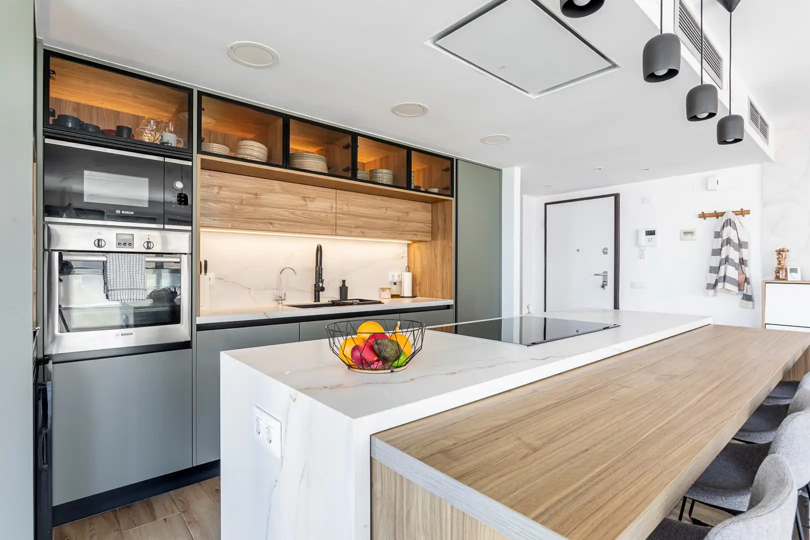 Cocina de Ático en venta en Valencia con Aire acondicionado, Calefacción y Jardín privado