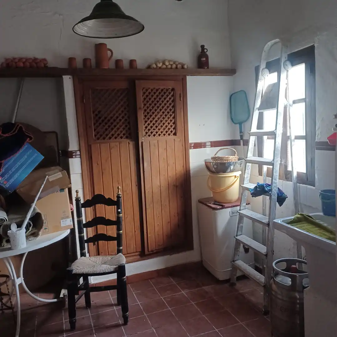Cocina de Finca rústica en venta en Villanueva del Rosario con Jardín privado, Terraza y Trastero