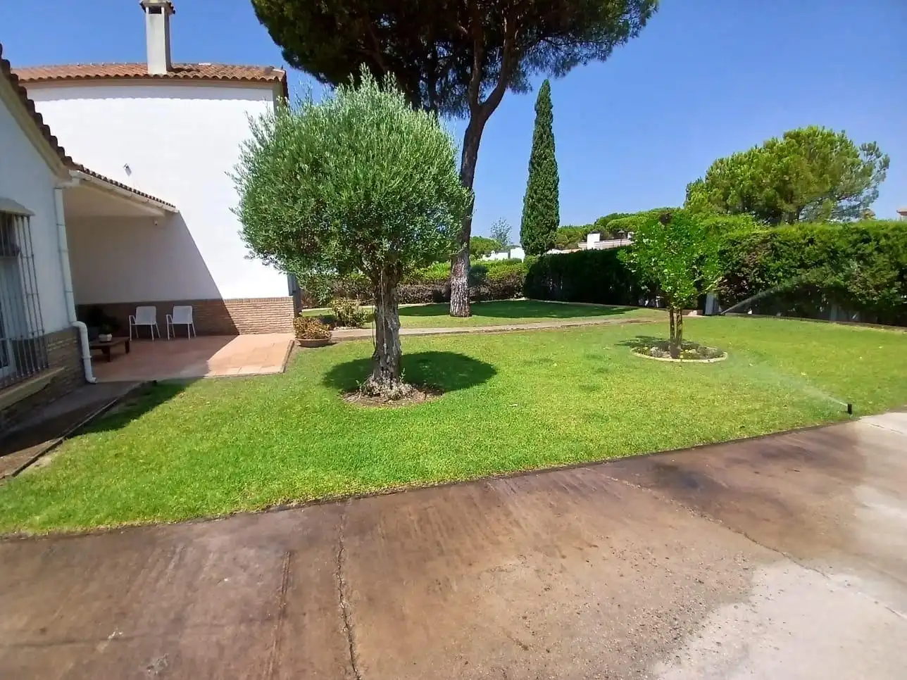 Garten von Haus oder Chalet zum Verkauf in Aljaraque mit Heizung, Privatgarten und Schwimmbad