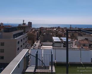 Terrace of Flat to rent in Mataró  with Air Conditioner, Heating and Swimming Pool