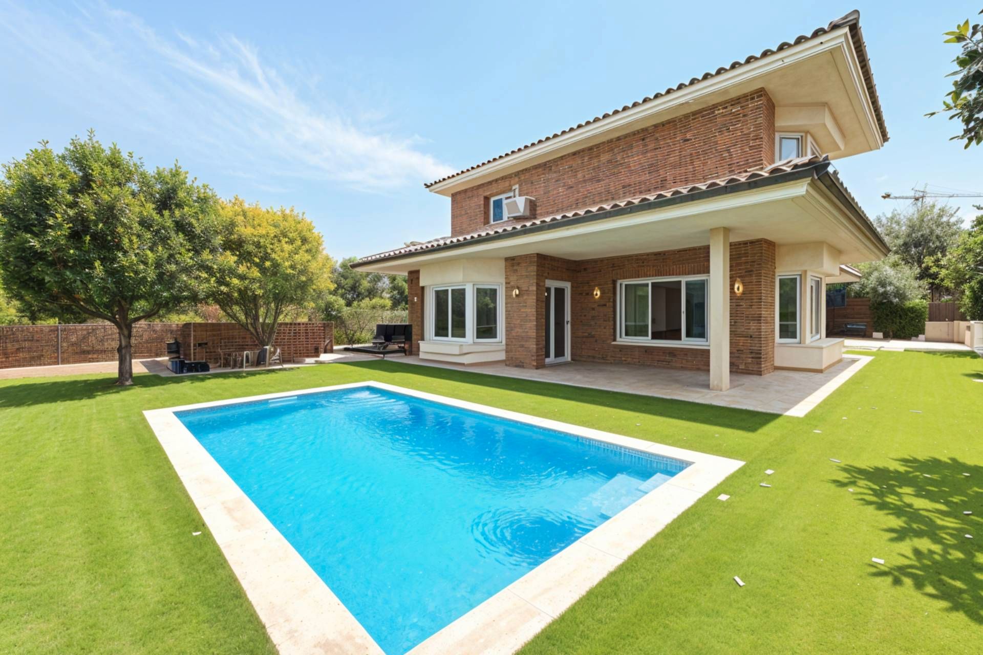 Swimming pool of House or chalet to rent in Sant Cugat del Vallès  with Air Conditioner, Heating and Private garden