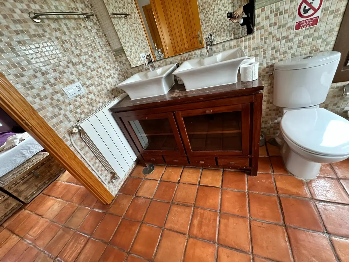 Baño de Casa o chalet en venta en Villalba de la Sierra con Aire acondicionado, Calefacción y Terraza