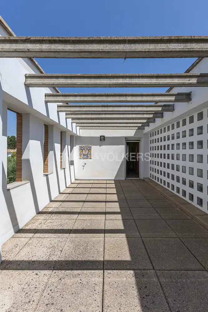 Vista exterior de Casa o xalet en venda en Ontinyent amb Aire condicionat, Calefacció i Jardí privat