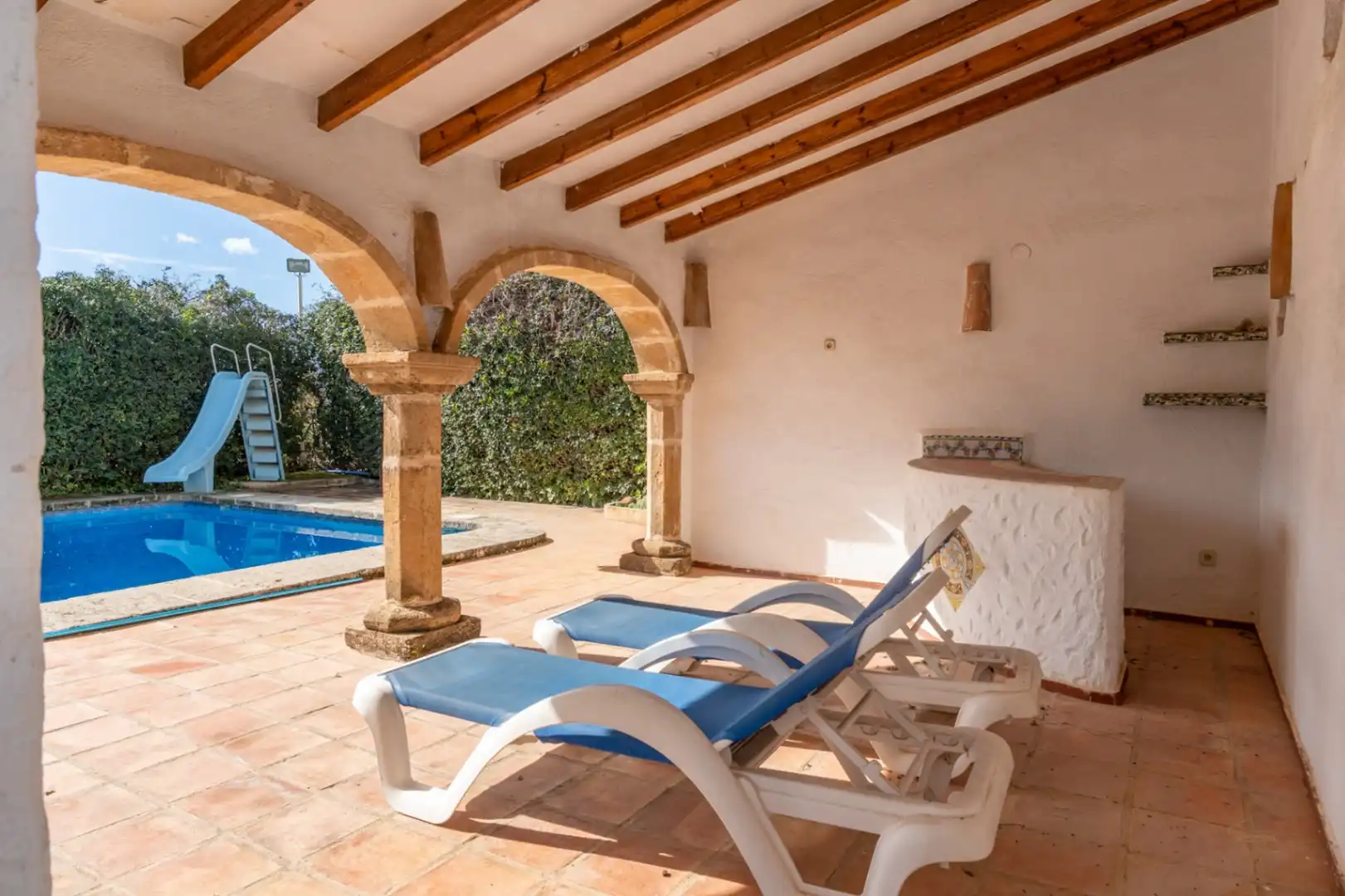 Garden of Houses for sale in Jávea / Xàbia  with Air Conditioner, Heating and Private garden