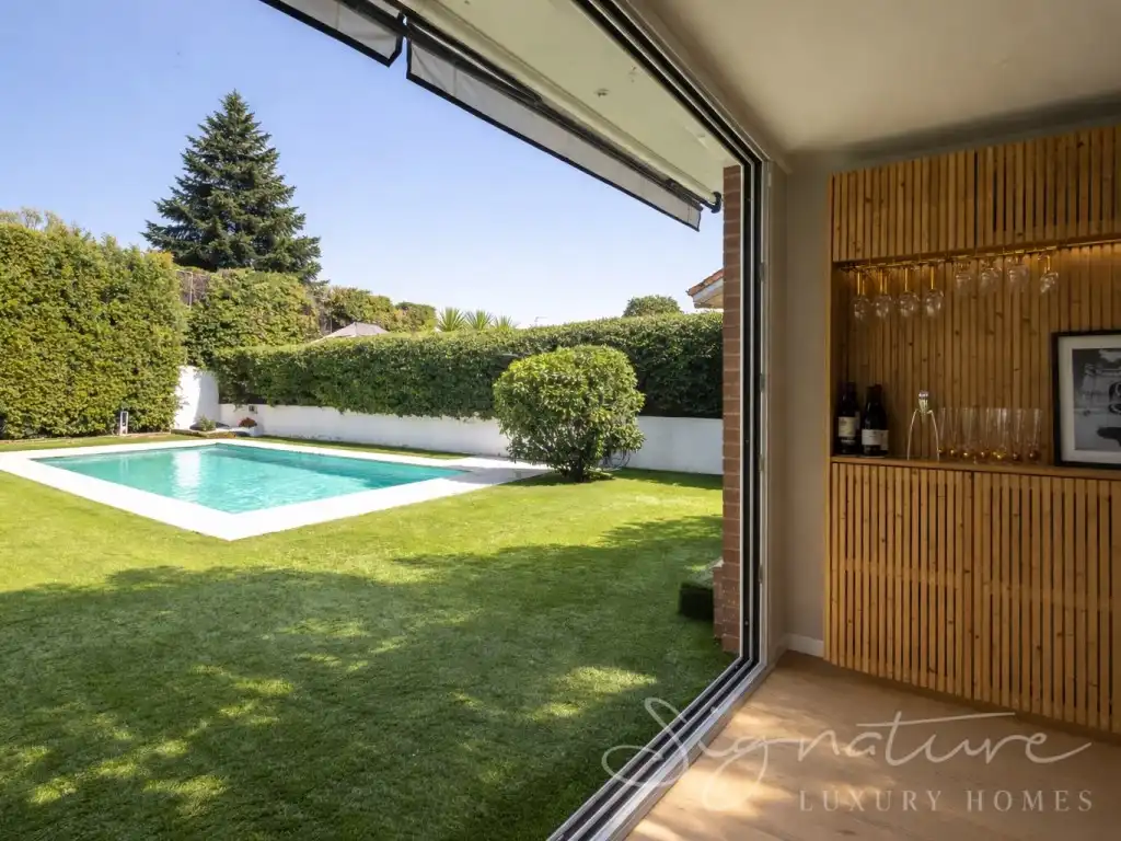 Jardí de Casa o xalet de lloguer en Sant Cugat del Vallès amb Aire condicionat, Piscina i Moblat