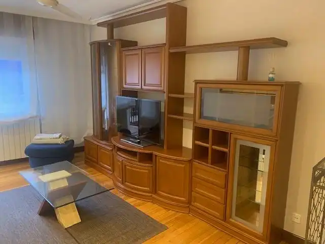 Wohnzimmer von Wohnung zur Miete in Bilbao  mit Heizung, Möbliert und Balkon