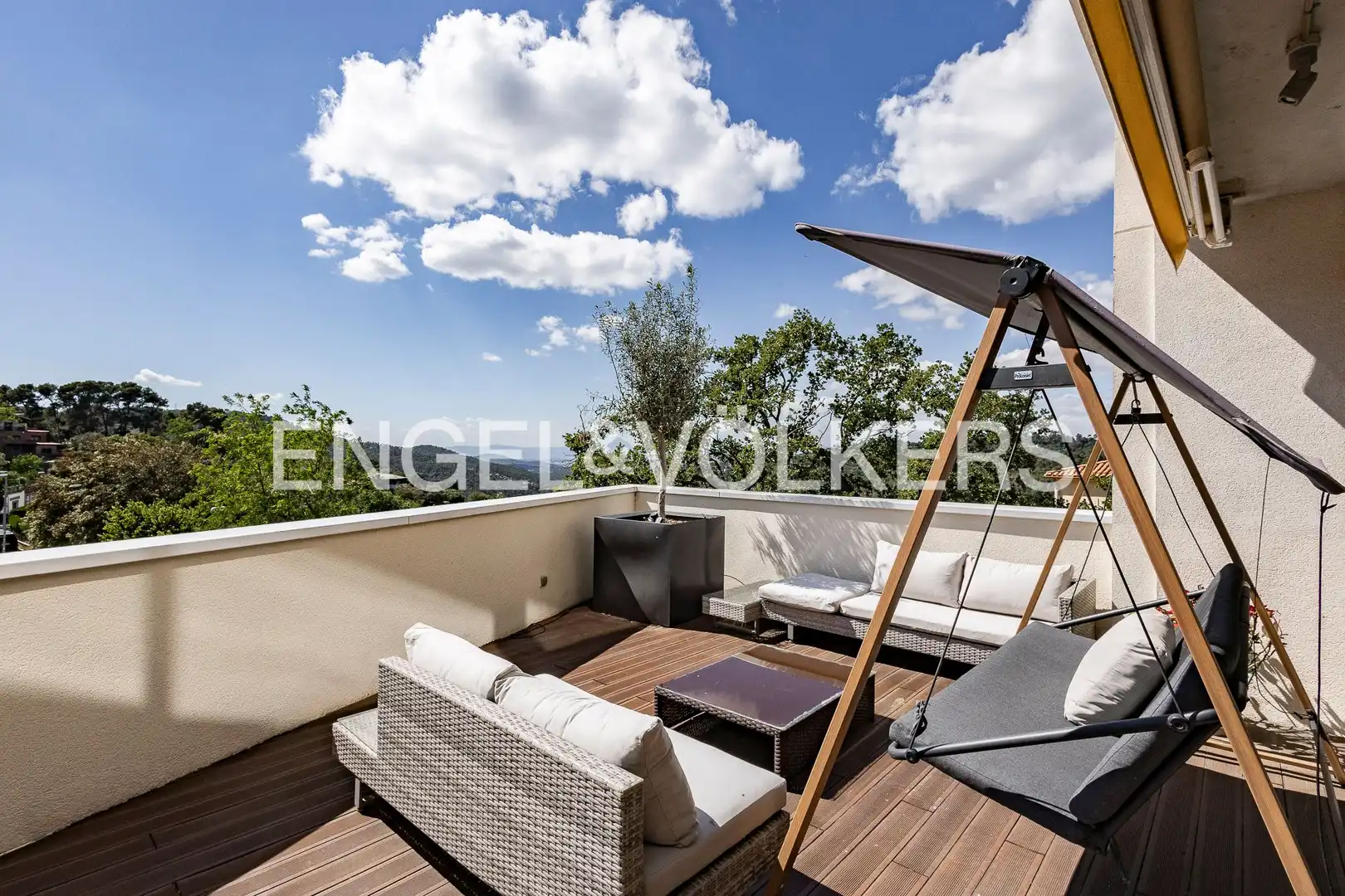 Terraza de Casa o chalet de alquiler en Barcelona con Aire acondicionado, Calefacción y Jardín privado