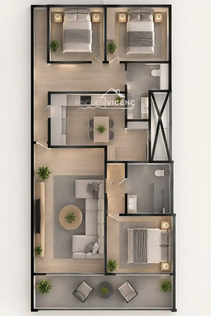 Piso con ascensor en venta en Sant Joan de Deu, 181, imagen 29