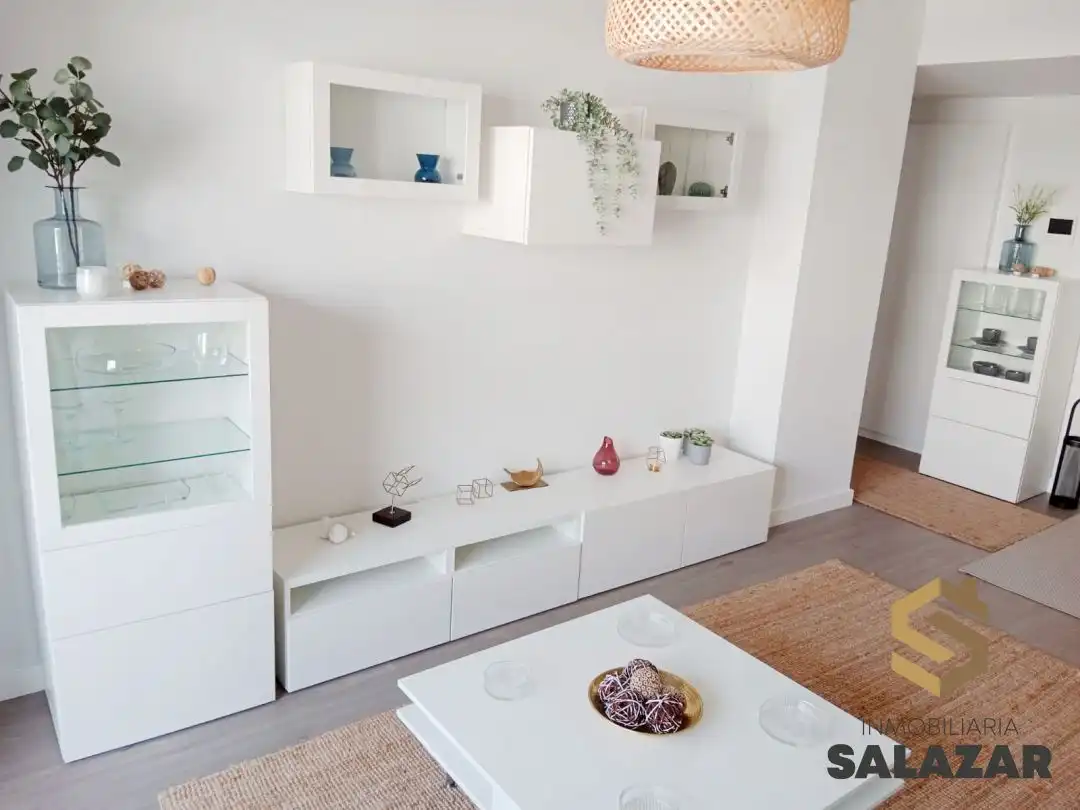 Sala de estar de Ático de alquiler en Bilbao  con Calefacción, Jardín privado y Terraza
