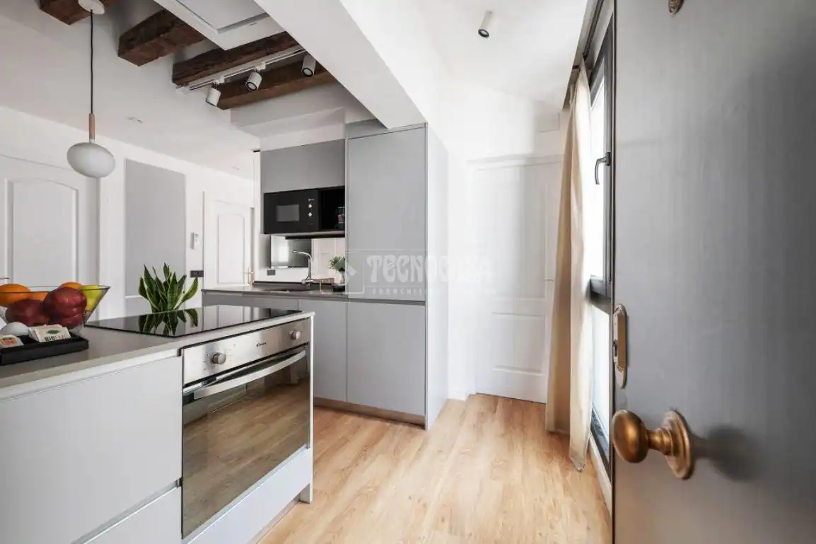 Cocina de Piso de alquiler en Madrid con Aire acondicionado, Calefacción y Amueblado