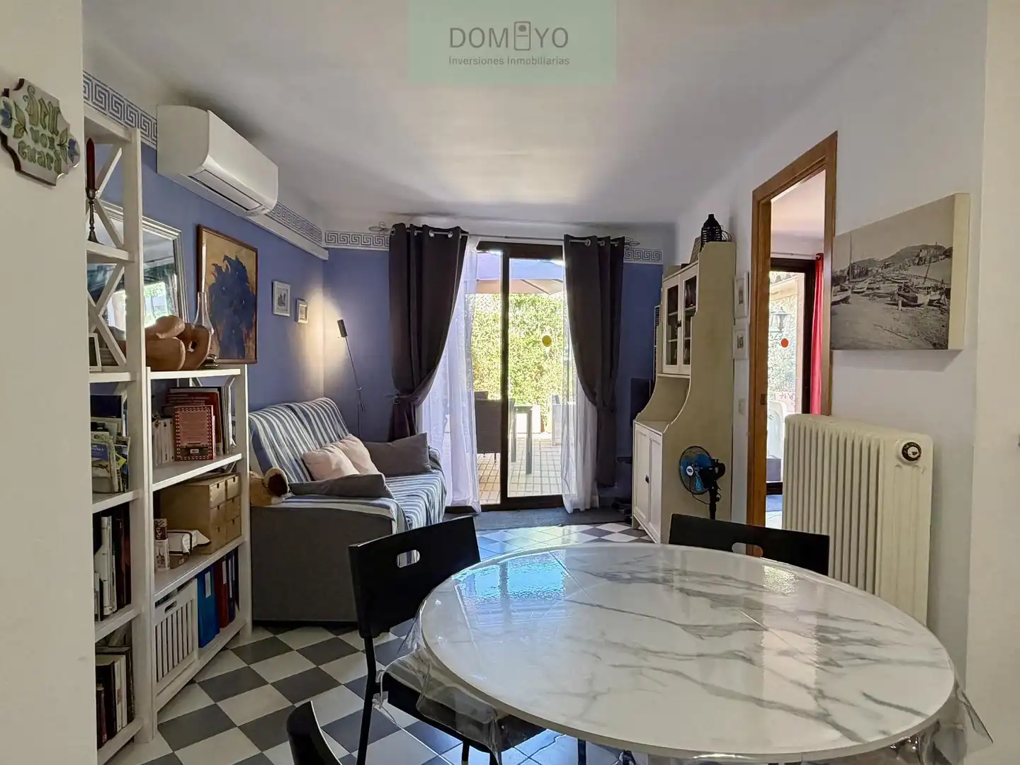 Sala d'estar de Apartament en venda en Sant Feliu de Guíxols amb Aire condicionat, Calefacció i Terrassa