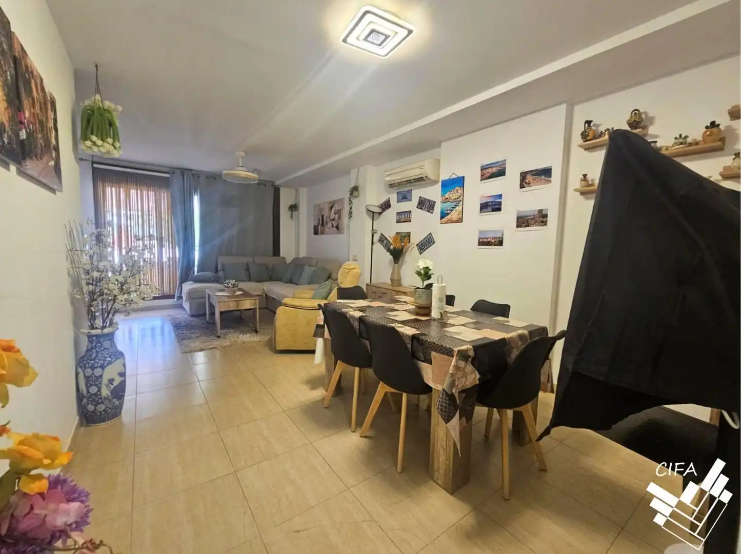 Menjador de Apartament en venda en San Jorge / Sant Jordi amb Aire condicionat, Calefacció i Jardí privat