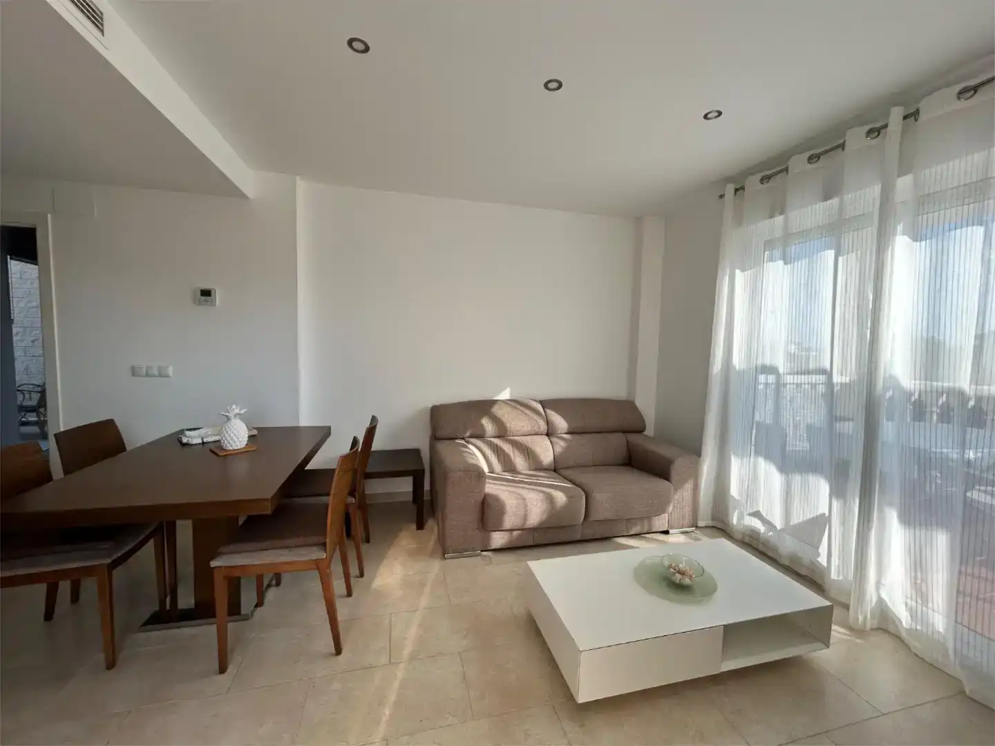 Sala d'estar de Pis de lloguer en Oliva Playa