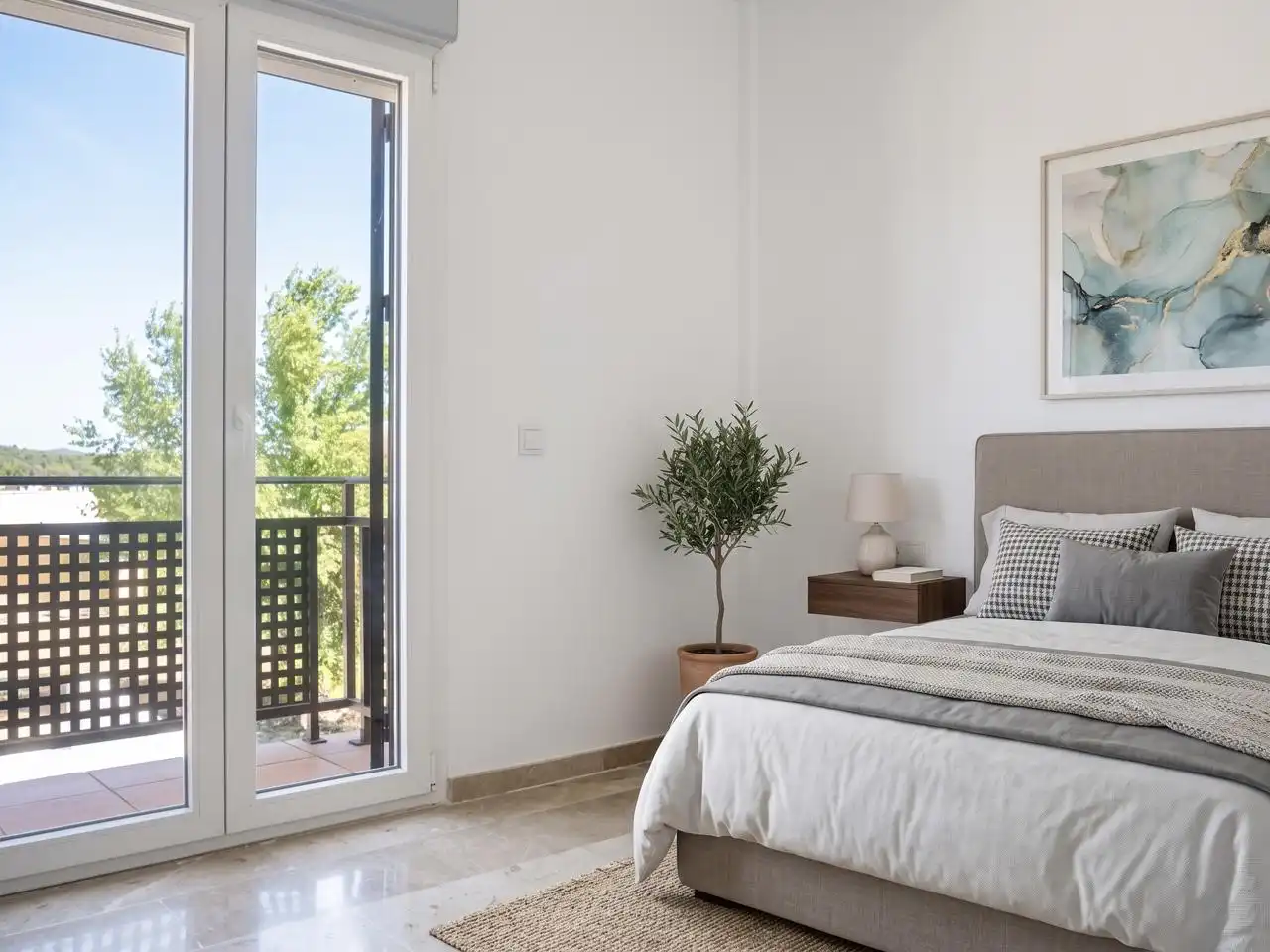 Terraza de Casa adosada en venta en El Ronquillo con Jardín privado, Terraza y Piscina