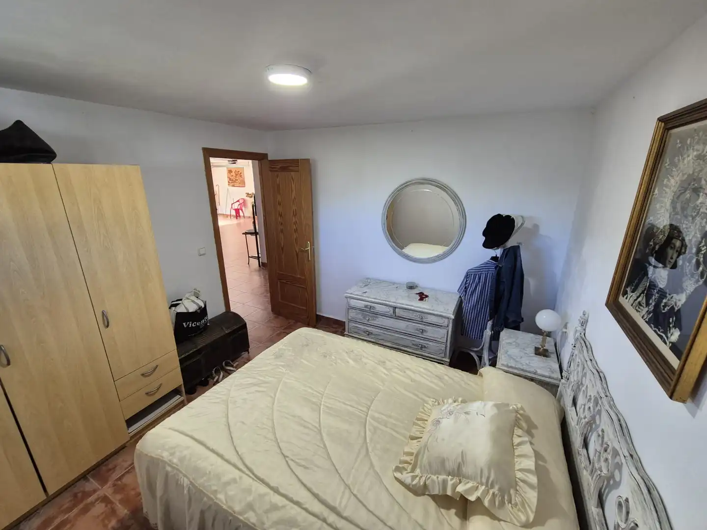 Dormitori de Casa o xalet en venda en Albudeite amb Jardí privat, Terrassa i Moblat