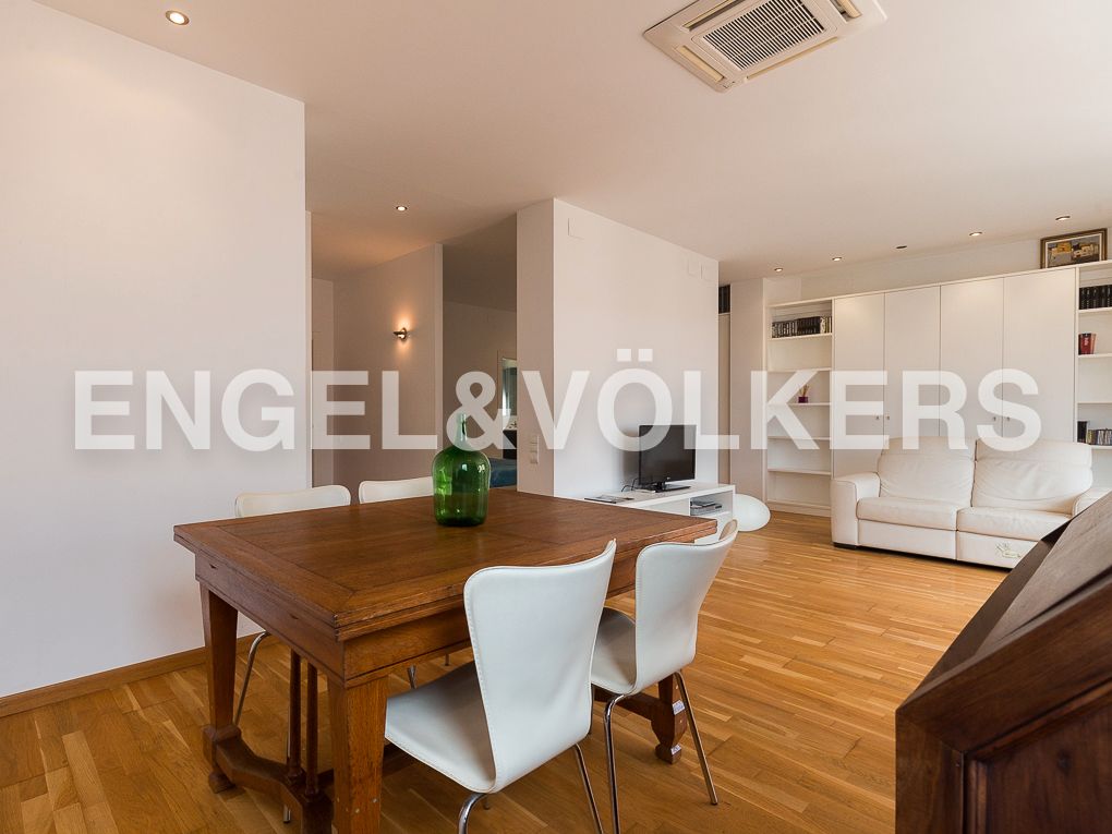 Living room of Apartment to rent in  Valencia Capital  with Air Conditioner, Heating and Parquet flooring