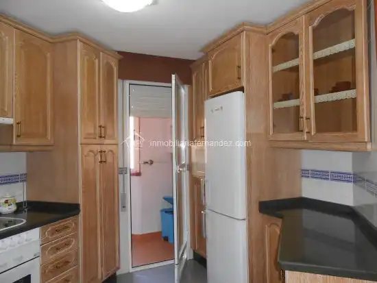 Kitchen of Flat for rent in Cáceres  with Heating, Terrace and Storage room