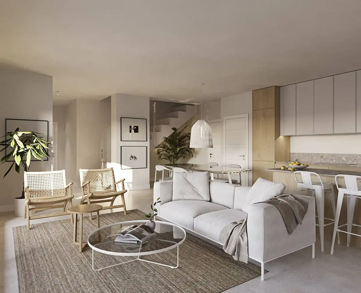 Wohnzimmer von Maisonette zum Verkauf in Casares mit Privatgarten, Terrasse und Abstellraum