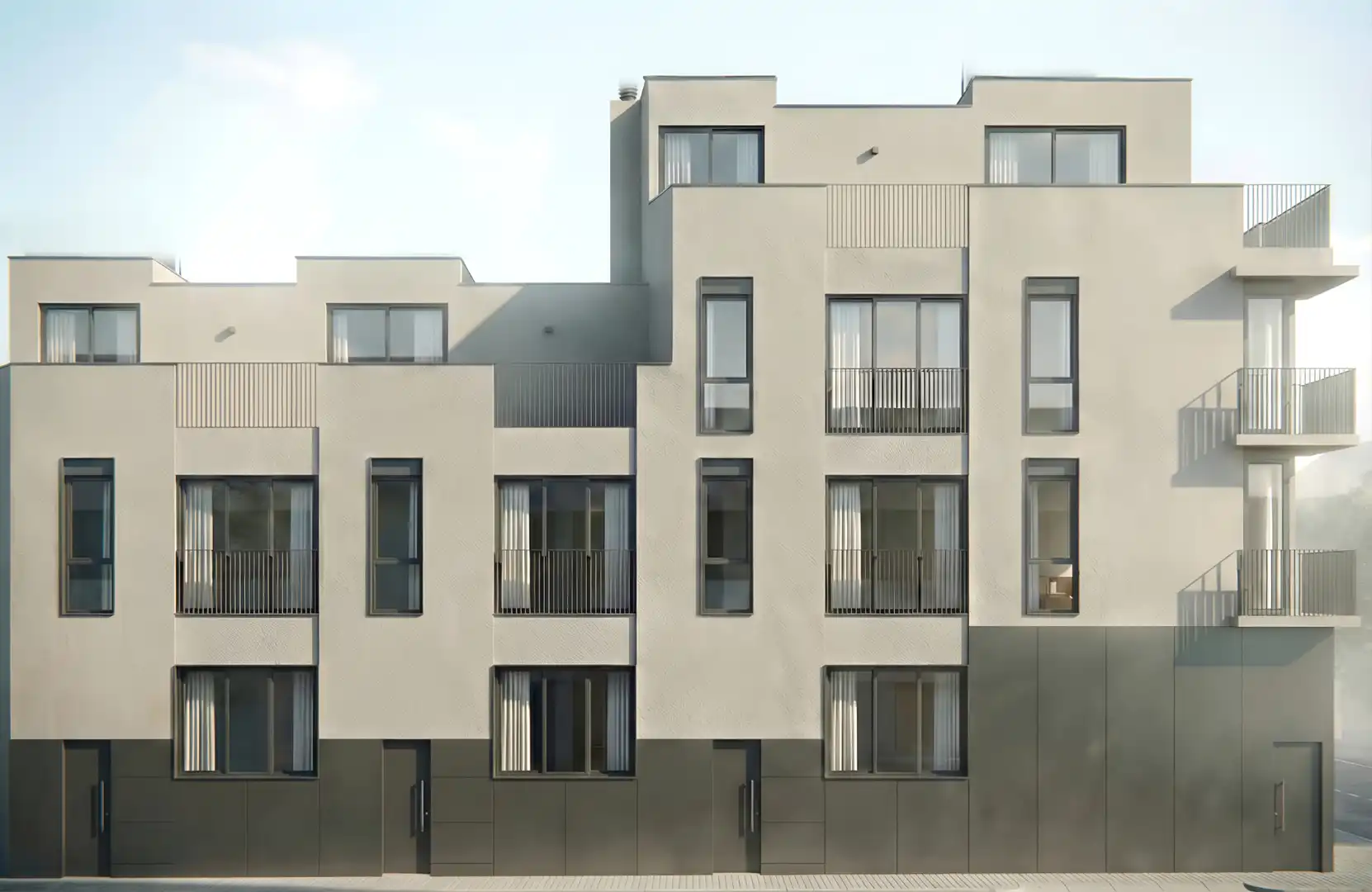 Exterior view of Detached homes for sale in Badalona  with Air Conditioner, Heating and Terrace