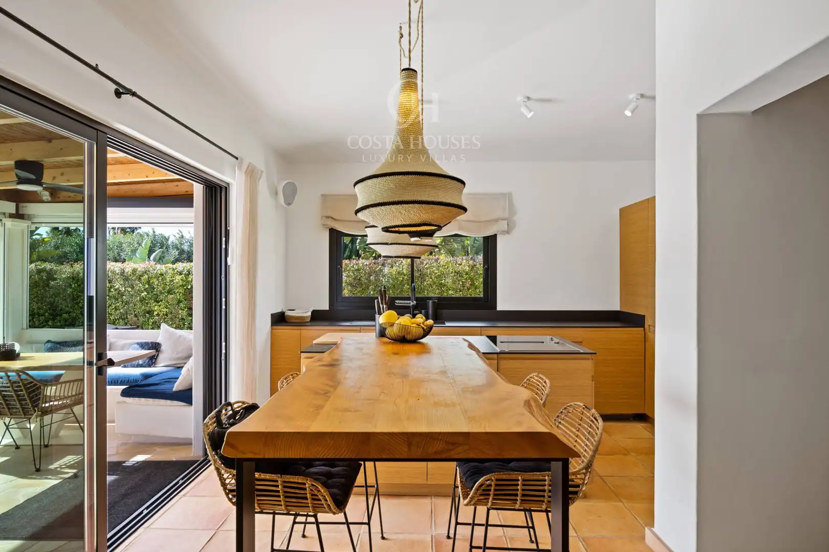 Dining room of Houses for sale in Jávea / Xàbia  with Air Conditioner, Heating and Private garden