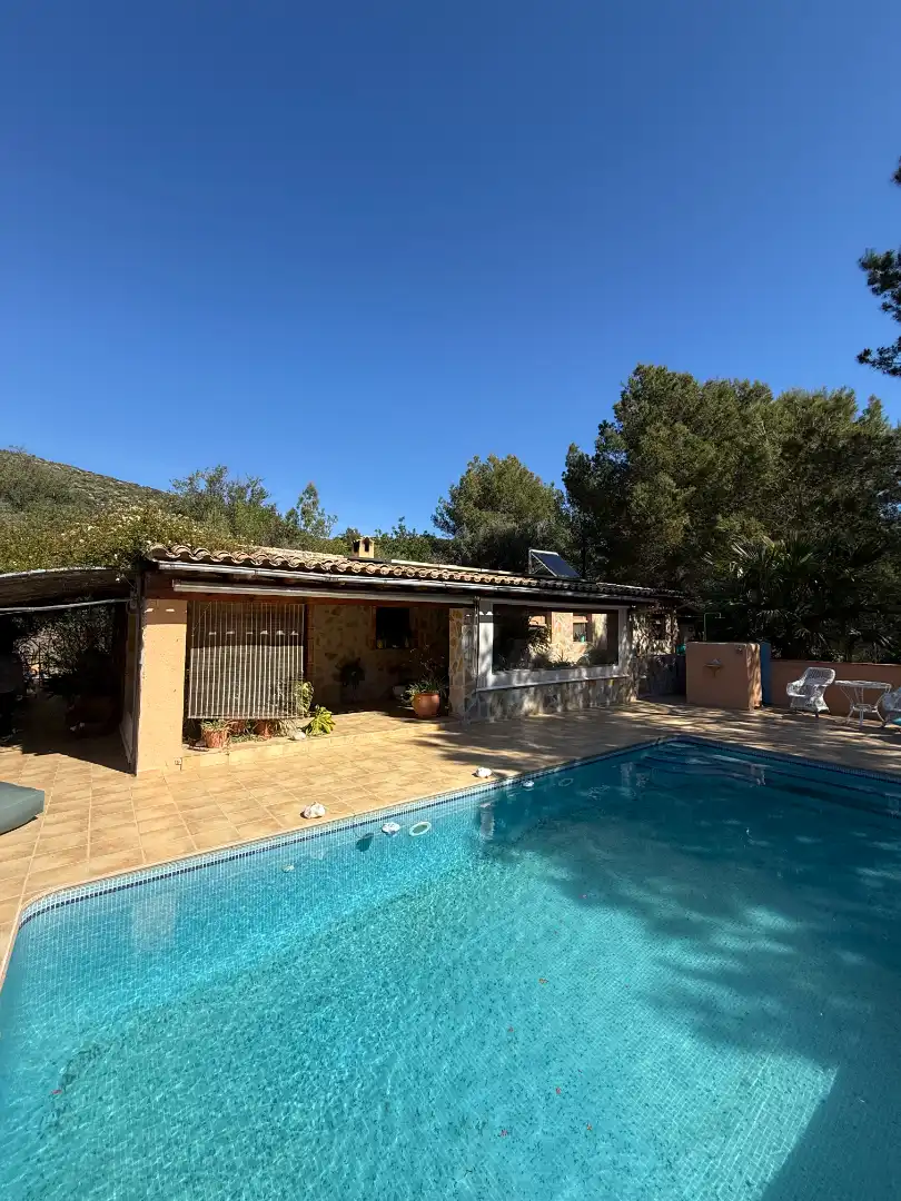 Exterior view of Country homes for sale in Castell de Castells  with Air Conditioner, Heating and Private garden