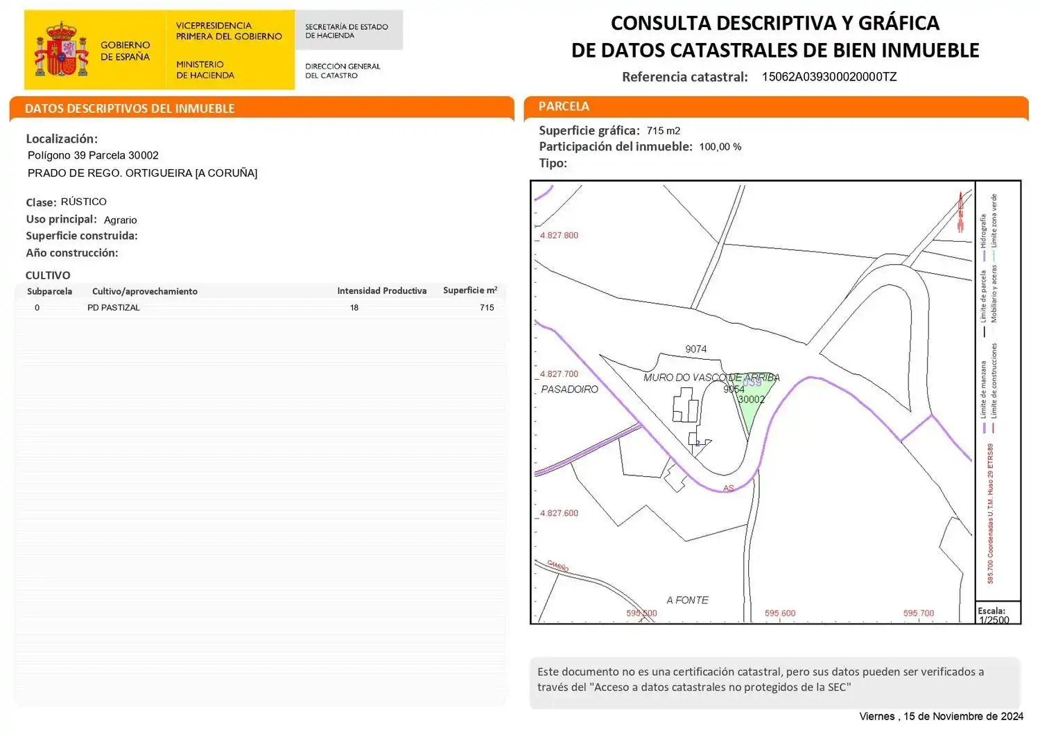 Vista exterior de Finca rústica en venda en Ortigueira amb Jardí privat, Terrassa i Traster