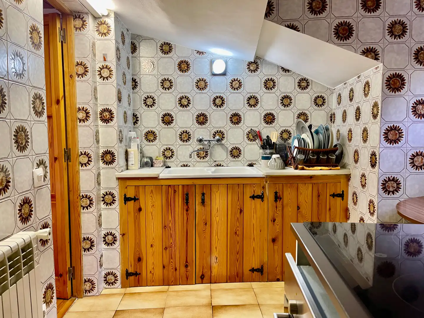 Cocina de Ático en venta en Setcases con Calefacción, Terraza y Amueblado