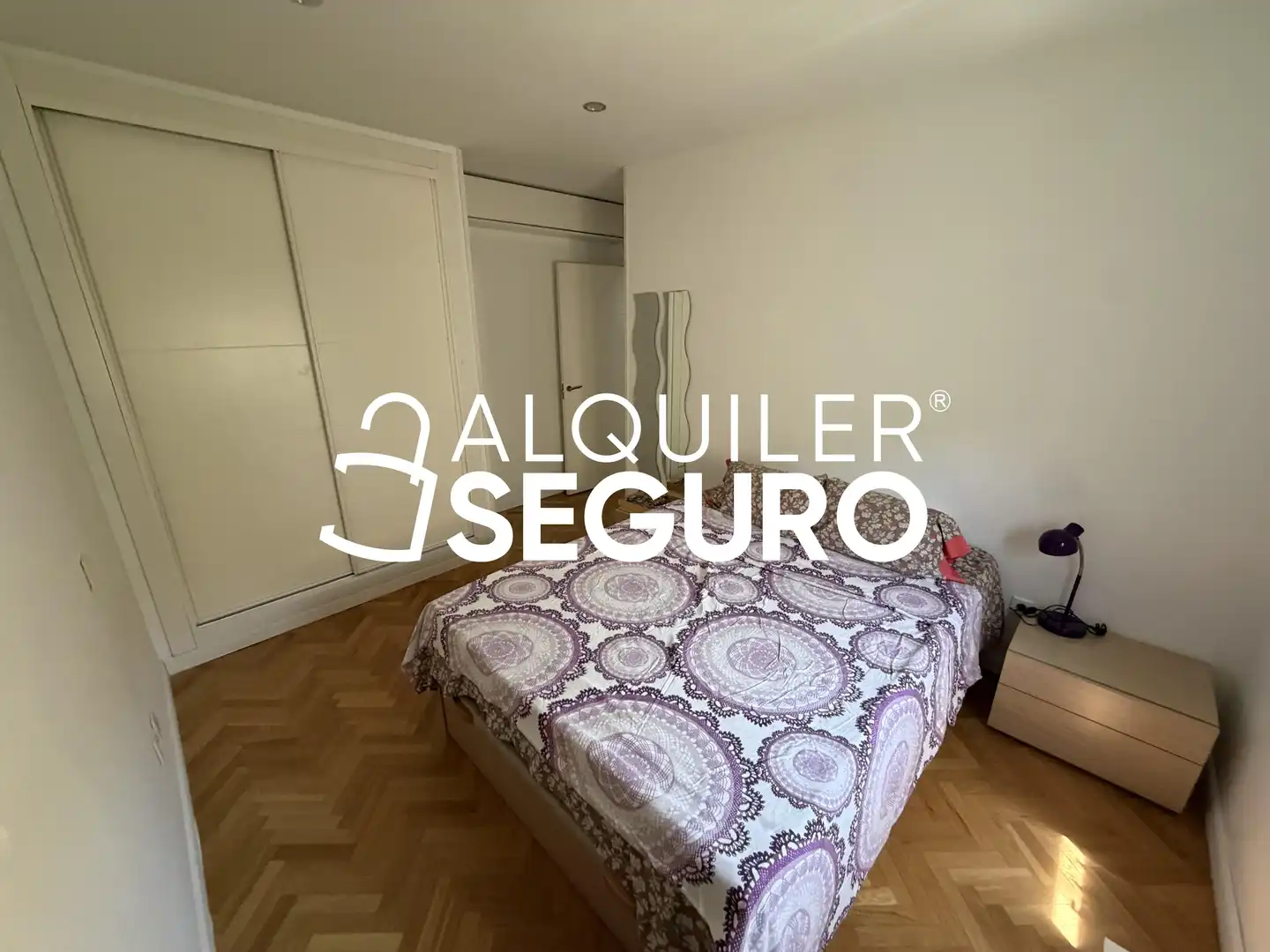 Bedroom of Flat for rent in Madrid  with Air Conditioner, Heating and Terrace