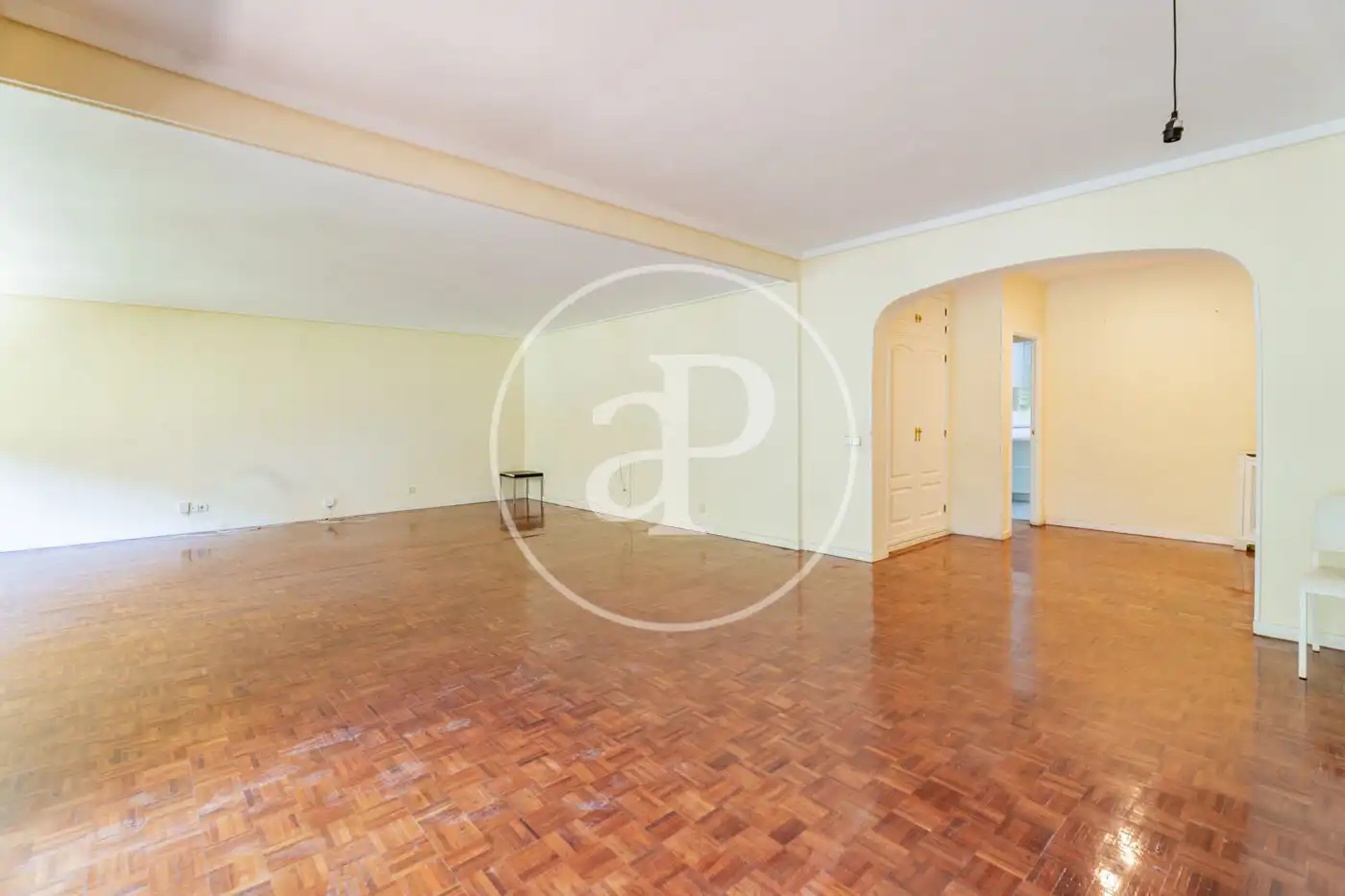 Sala de estar de Piso de alquiler en Madrid con Aire acondicionado, Calefacción y Jardín privado