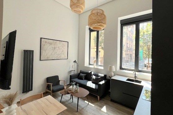 Living room of Loft for sale in  Madrid Capital  with Air Conditioner, Heating and Furnished