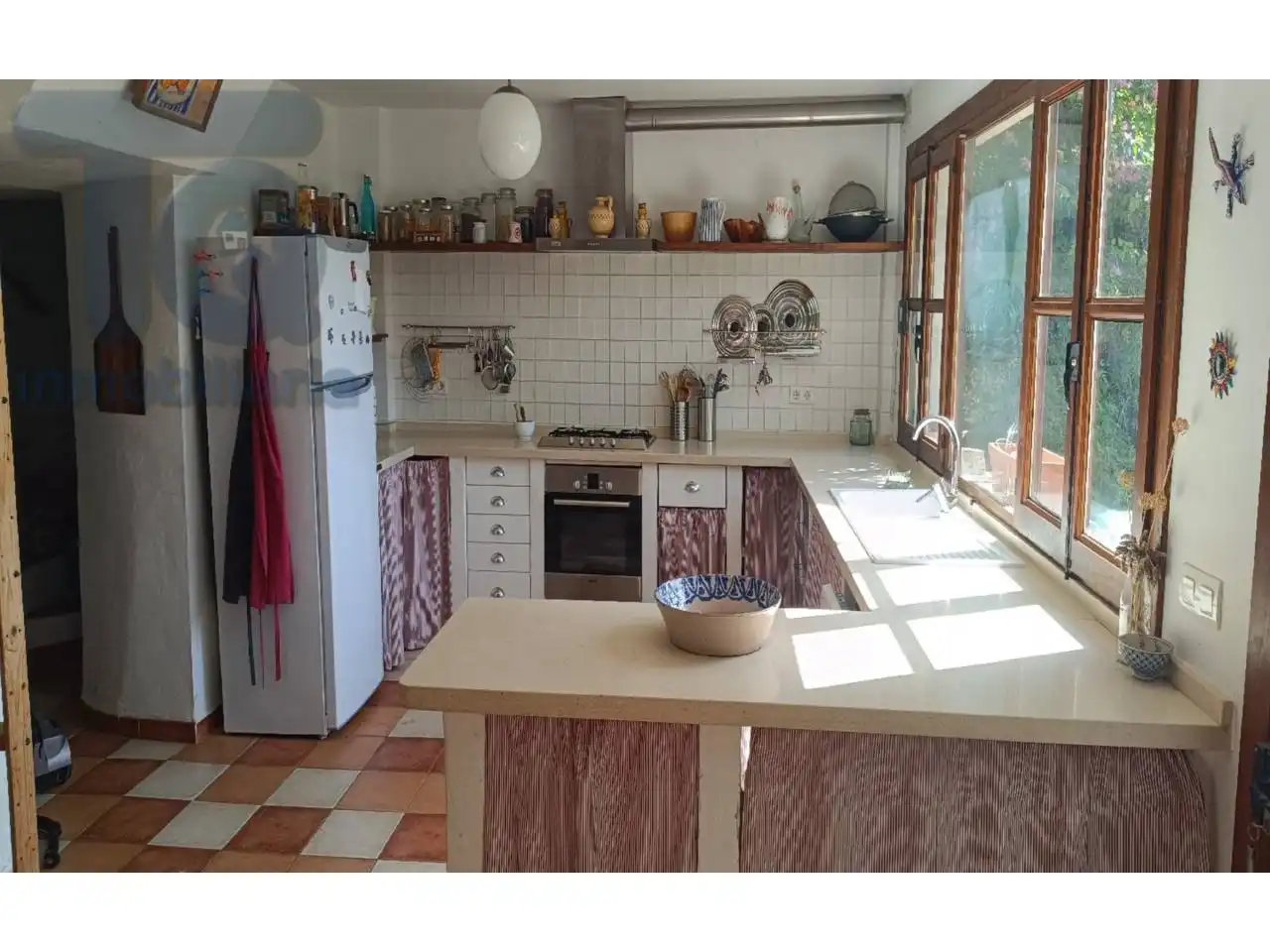 Cuina de Finca rústica en venda en Albuñuelas amb Jardí privat i Terrassa
