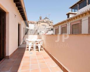 Terrace of Attic to rent in  Granada Capital  with Air Conditioner, Terrace and Balcony