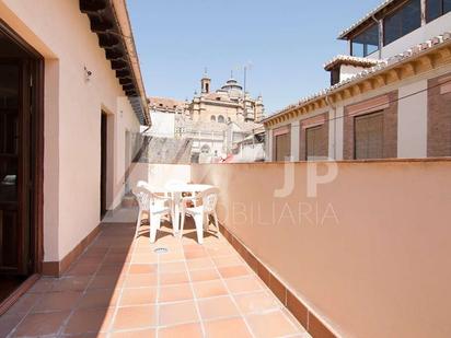 Terrace of Attic to rent in  Granada Capital  with Air Conditioner, Terrace and Balcony