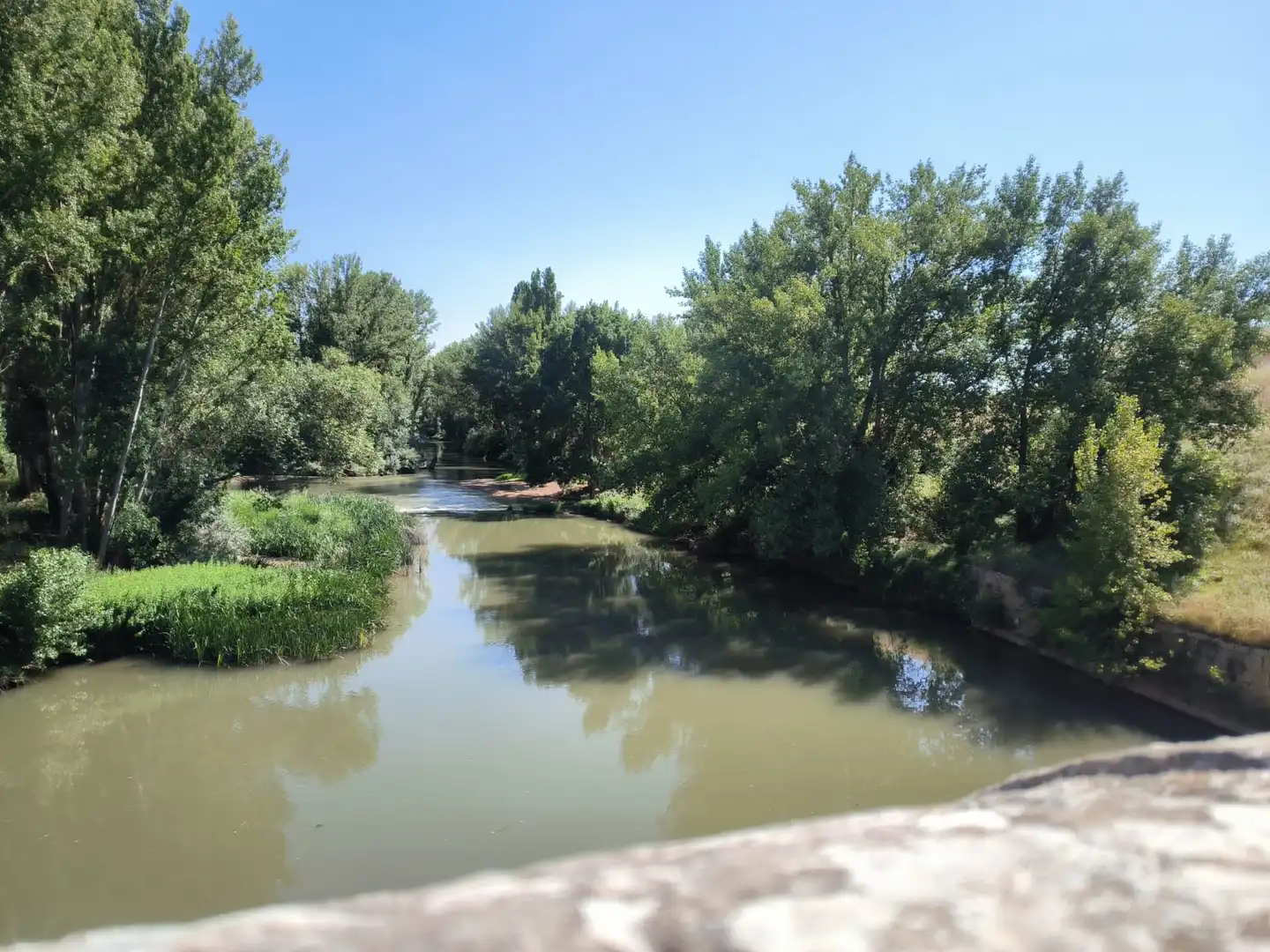 Vista exterior de Casa o xalet en venda en Palacios de Riopisuerga amb Jardí privat i Balcó