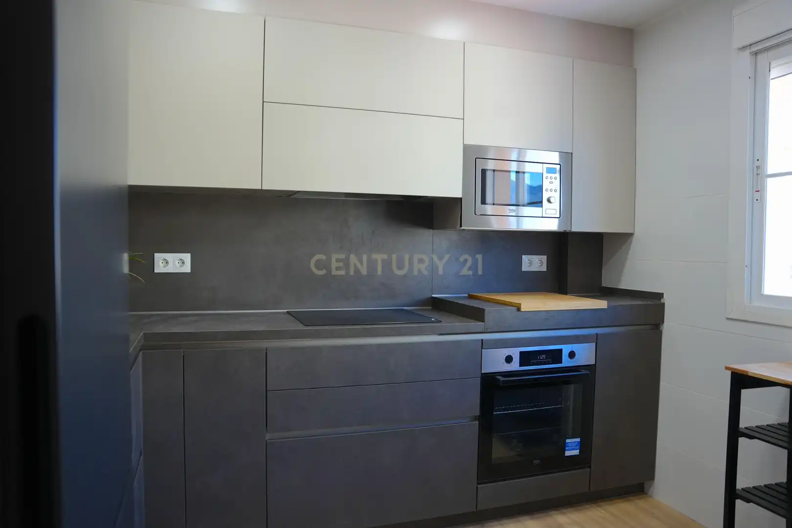 Kitchen of Flat for rent in Mijas  with Air Conditioner, Storage room and Alarm