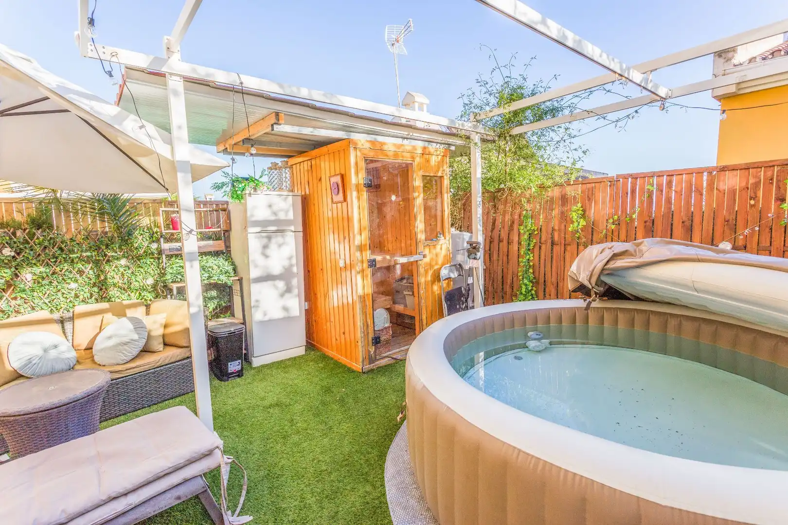 Terrace of Detached homes for sale in Benalmádena  with Air Conditioner, Heating and Private garden