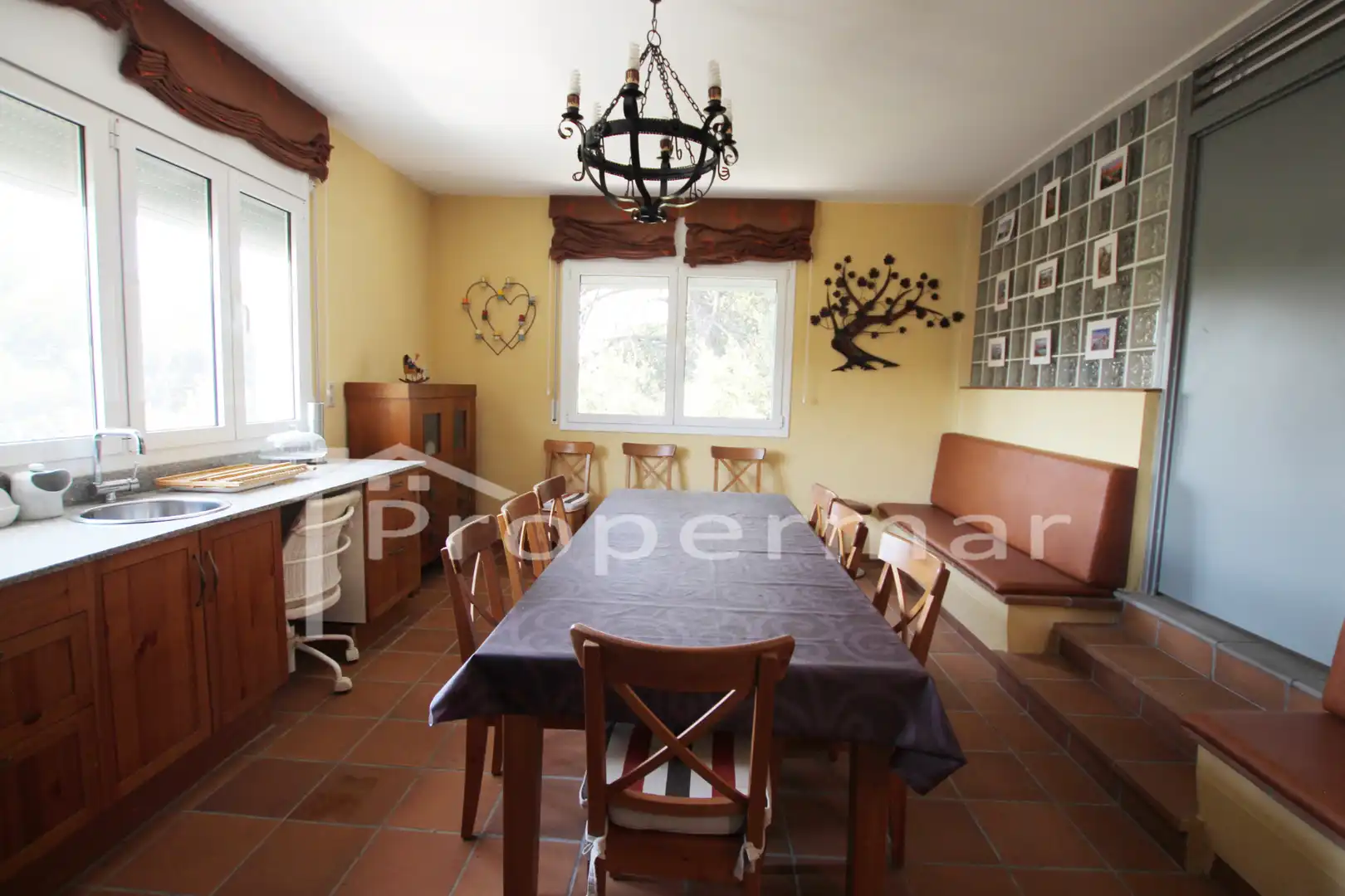 Comedor de Casa o chalet en venta en Sant Pere de Vilamajor con Calefacción, Jardín privado y Piscina