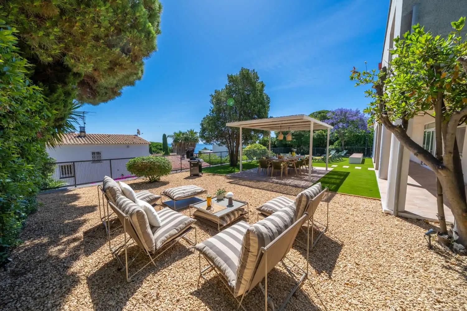 Terraza de Casa o chalet de alquiler en Blanes con Aire acondicionado, Calefacción y Jardín privado