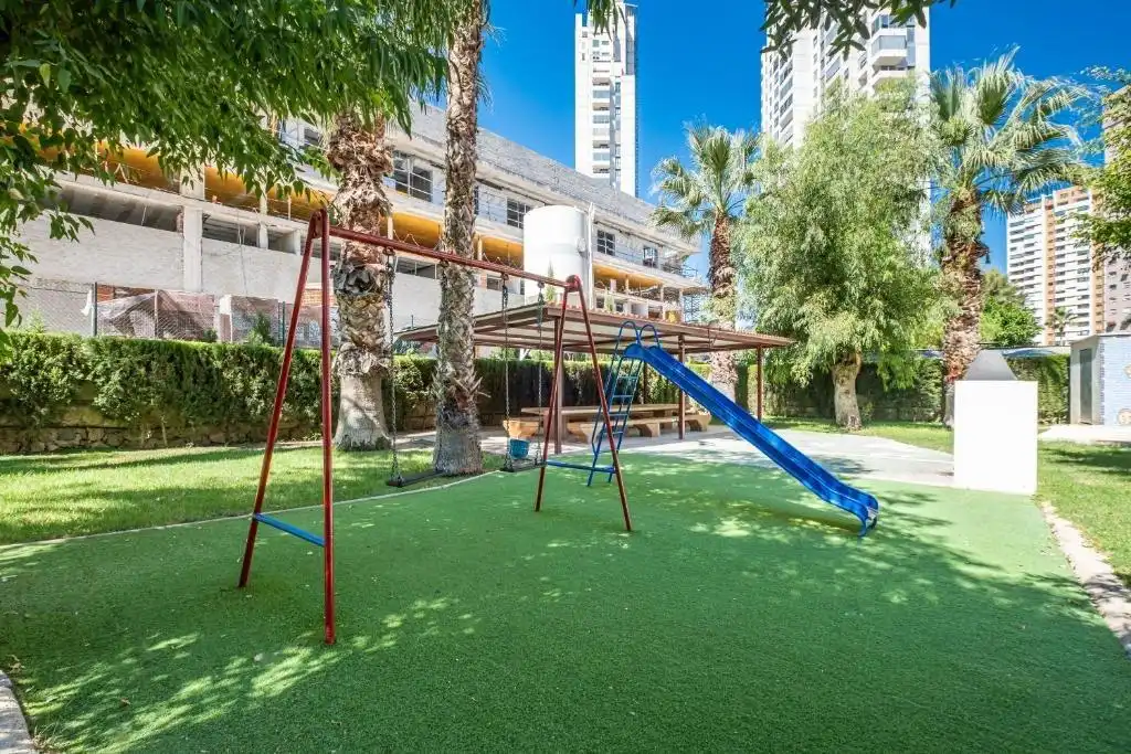 Exterior view of Flat for sale in Benidorm  with Air Conditioner, Heating and Private garden