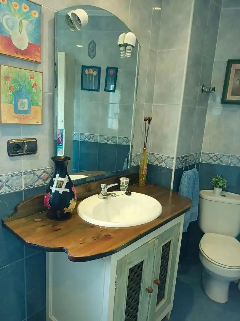 Bany de Casa o xalet en venda en Ponferrada amb Jardí privat, Parquet i Moblat