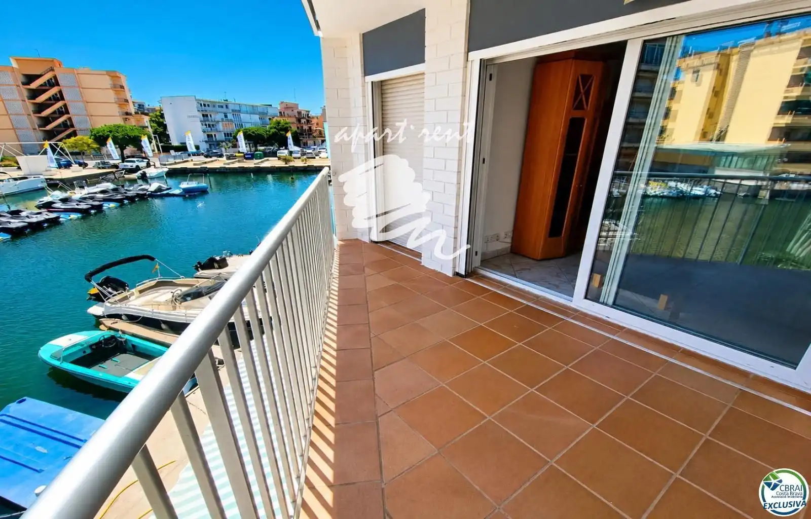 Balcony of Flat for sale in Roses  with Terrace, Furnished and Balcony