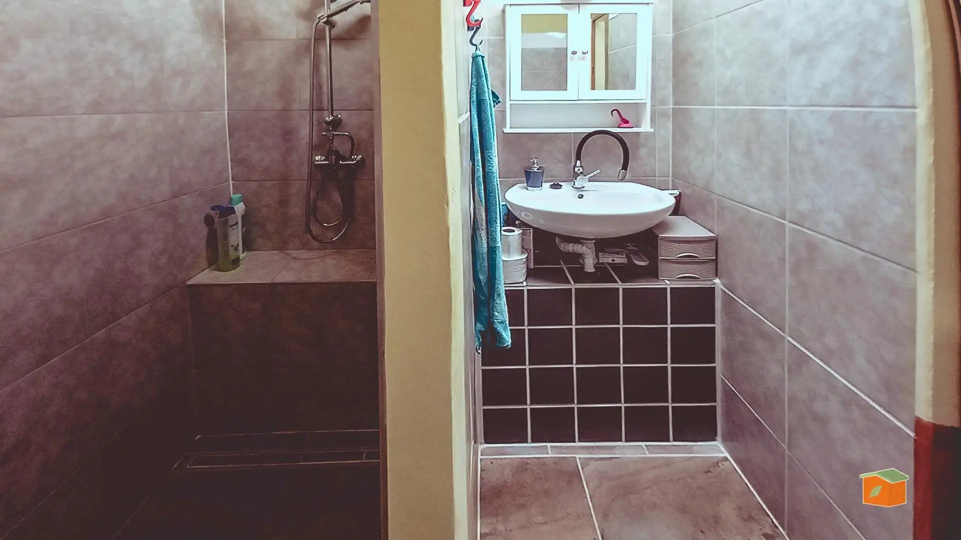 Badezimmer von Country house zum Verkauf in Alfara de Carles mit Klimaanlage, Privatgarten und Abstellraum