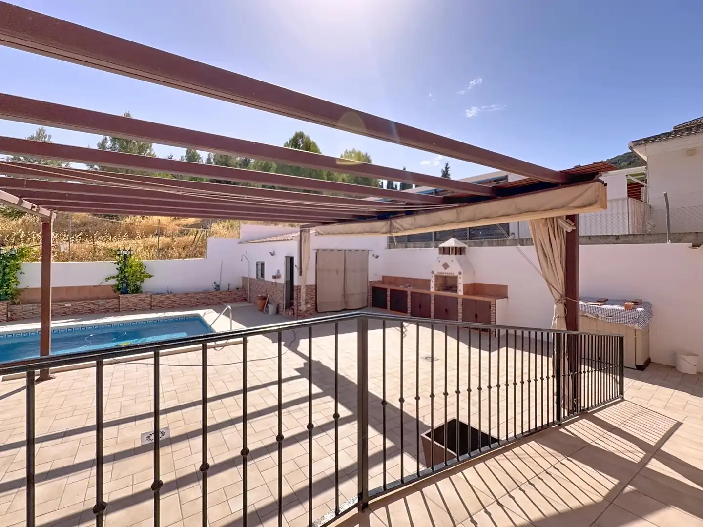 Jardín de Casa o chalet en venta en Casabermeja con Aire acondicionado, Terraza y Piscina