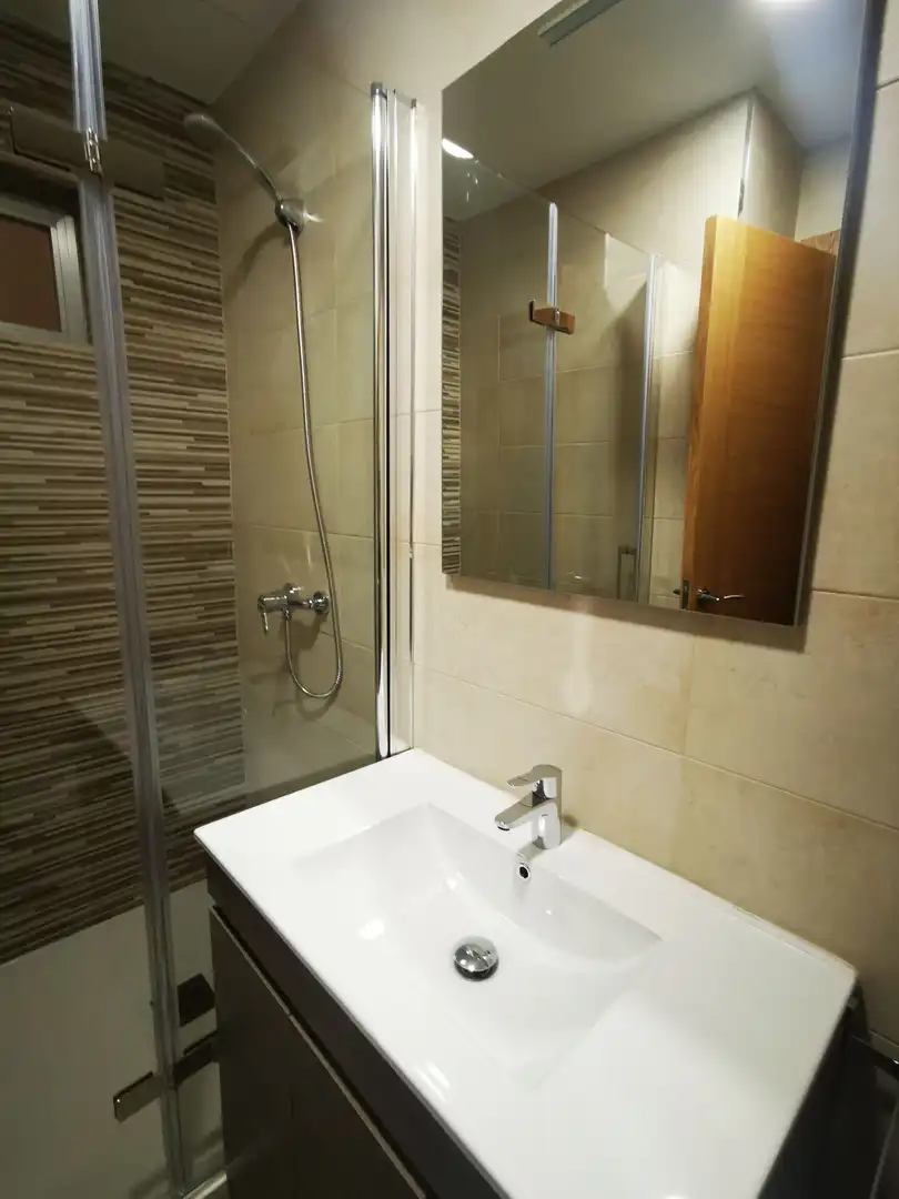 Bany de Apartament de lloguer en Salamanca amb Calefacció, Parquet i Moblat