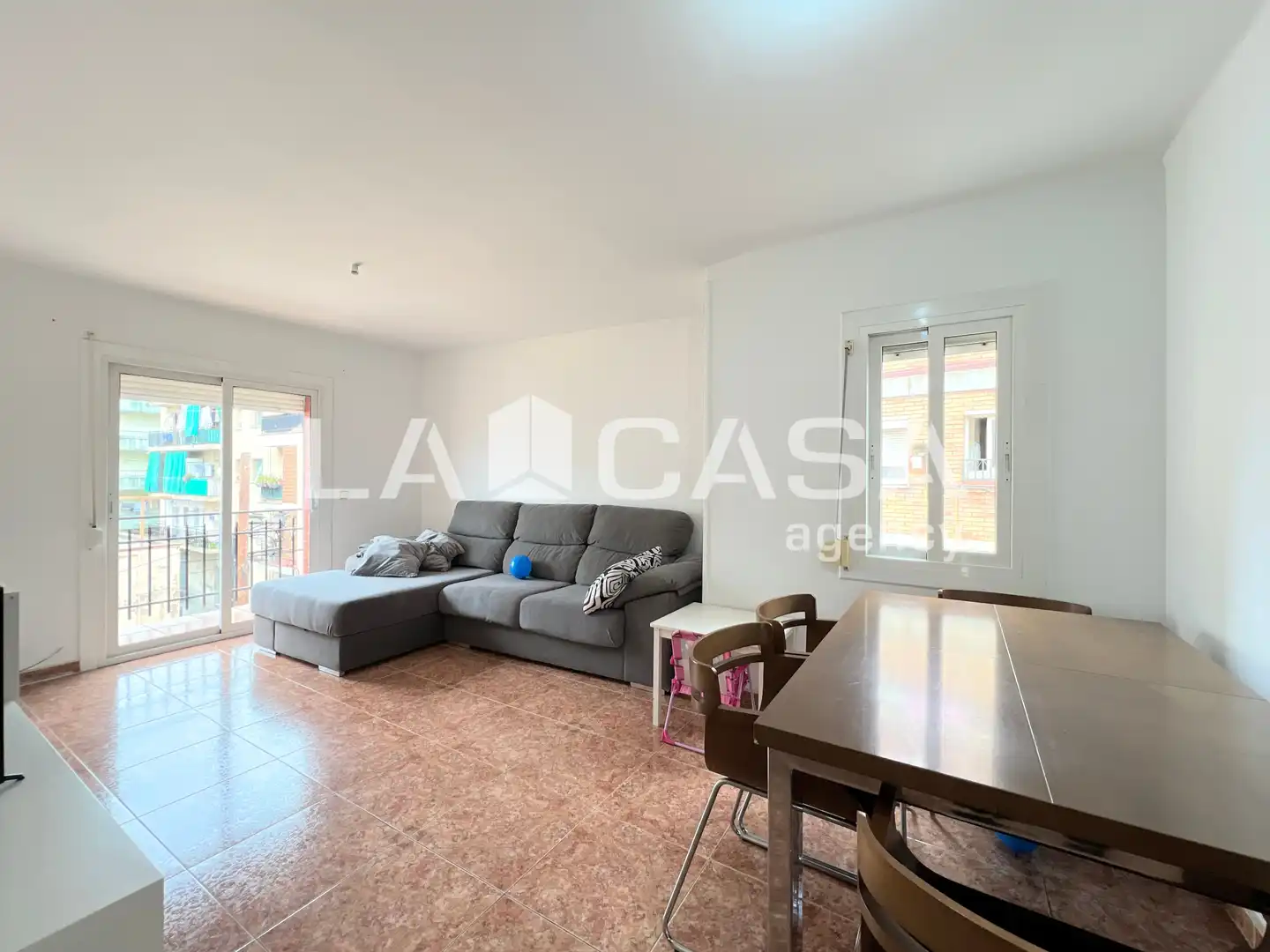 Sala de estar de Piso en venta en Badalona con Balcón