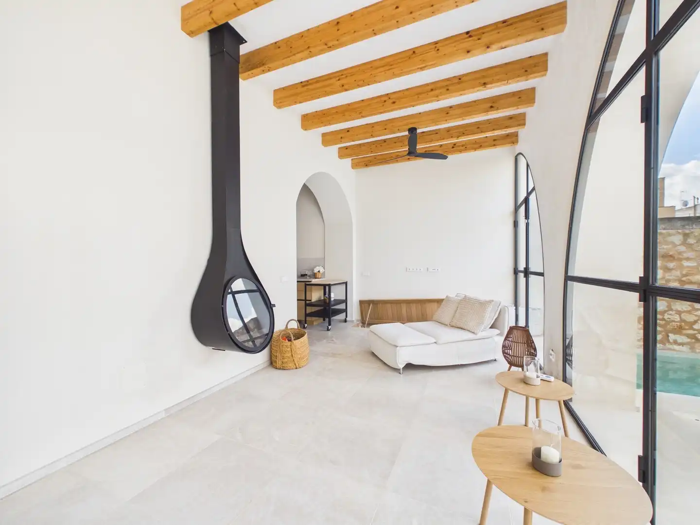 Living room of Houses for rent in Felanitx  with Air Conditioner, Heating and Terrace