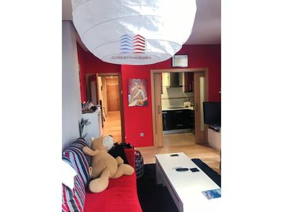 Sala d'estar de Apartament en venda en Ourense Capital  amb Traster, Moblat i Balcó