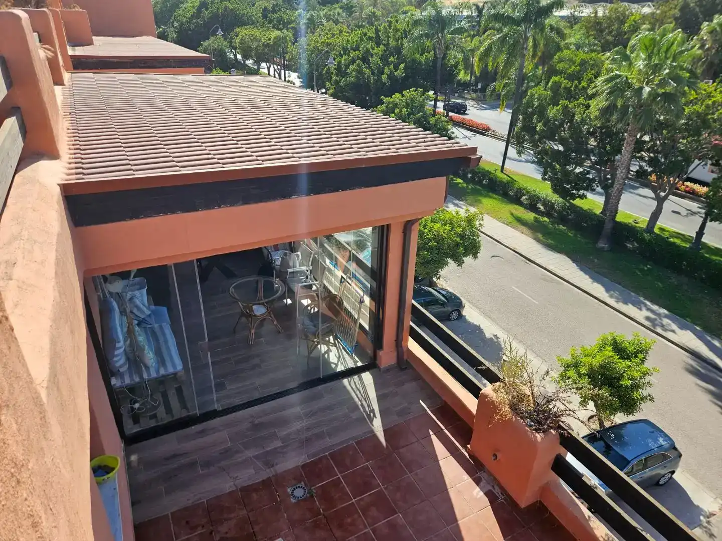 Terrassa de Pis en venda en Estepona amb Aire condicionat, Calefacció i Jardí privat