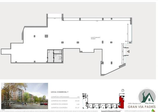 Local comercial en Alquiler en Carrer de Calassanç Duran, 86 en Sol i Padris - Sant Oleguer