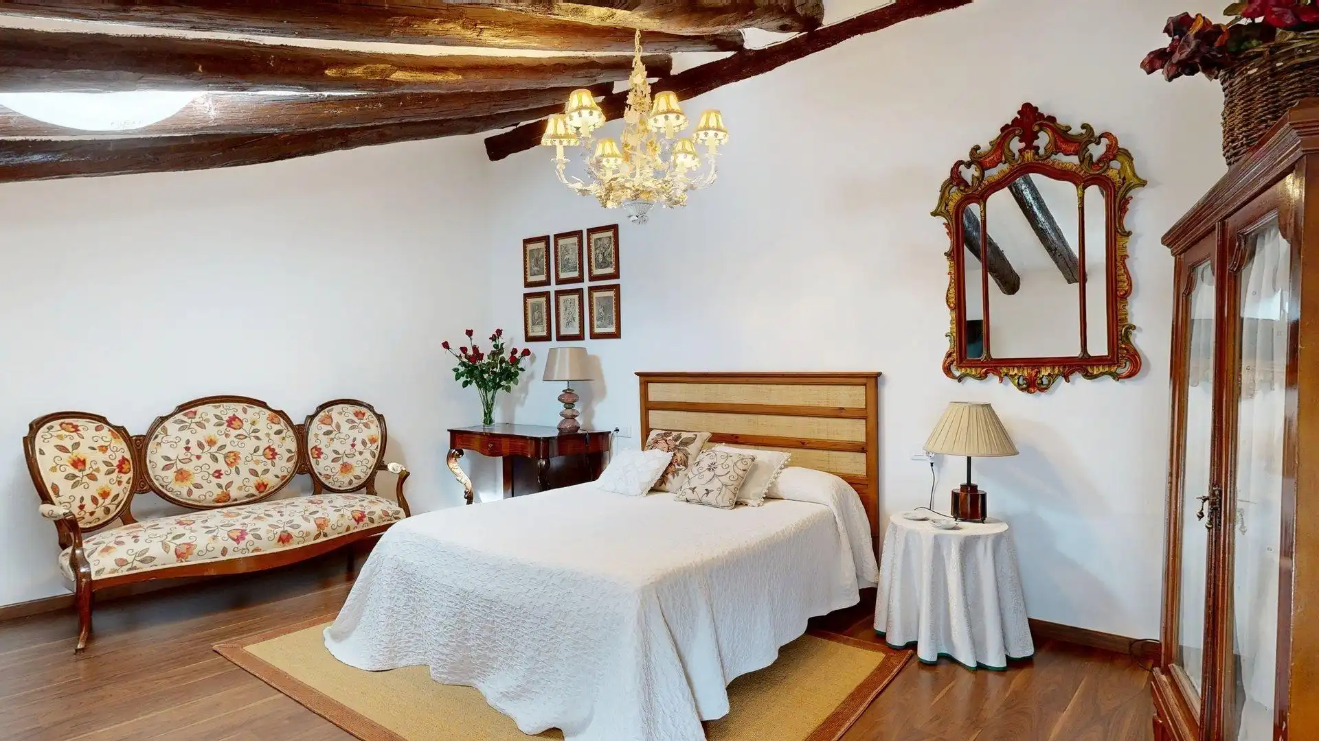 Habitación de Casa o chalet en venta en Magallón con Jardín privado, Terraza y Amueblado